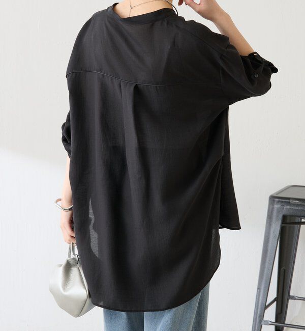  「【丈を変えられる】ヴィンテージライクリンクルシアーシャツ」|シャツ・ブラウス|