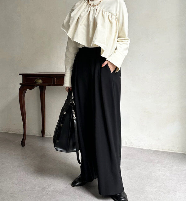  「【累計販売数3万枚突破/22色４サイズ展開！】タックワイドパンツ」|チノ|