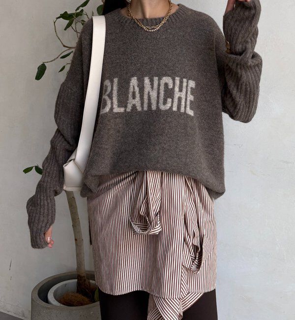  「BLANCHE プルオーバー」|ニット・セーター|