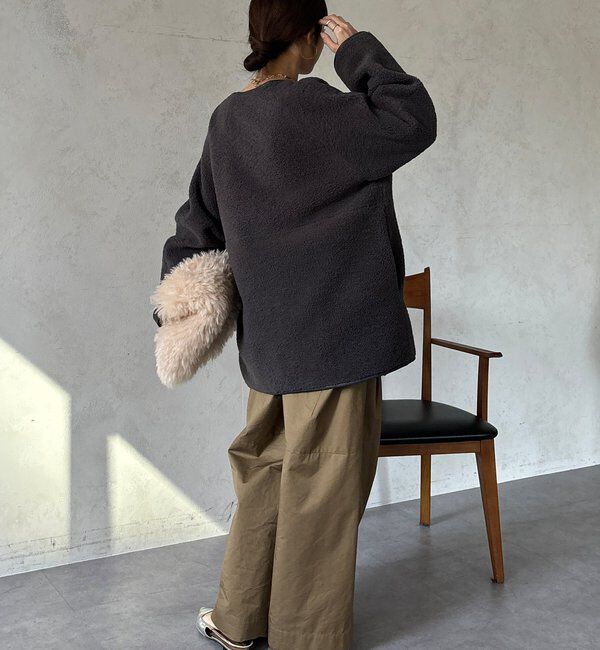  「リバーシブルボアコート」|その他|