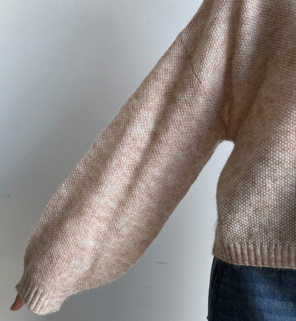  「モヘヤメランジプルオーバー」|ニット・セーター|