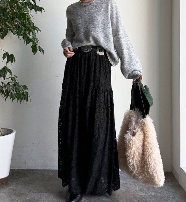  「モヘヤメランジプルオーバー」|ニット・セーター|