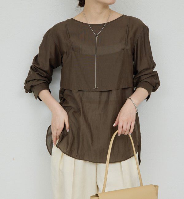  「ビスチェレイヤードシャツ」|シャツ・ブラウス|