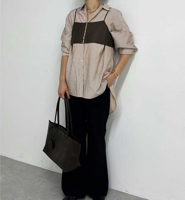  「ビスチェレイヤードシャツ」|シャツ・ブラウス|