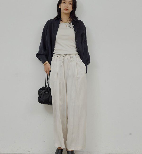  「【洗練ブラウス】【2way】キュプラブラウス」|シャツ・ブラウス|