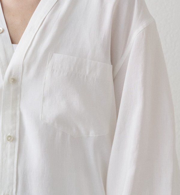  「袖リブV ブラウス」|シャツ・ブラウス|