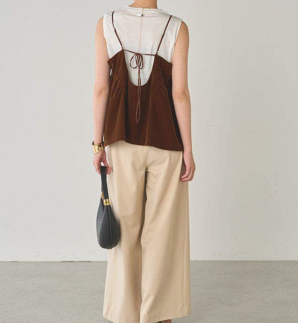  「ベルベットキャミブラウス」|シャツ・ブラウス|