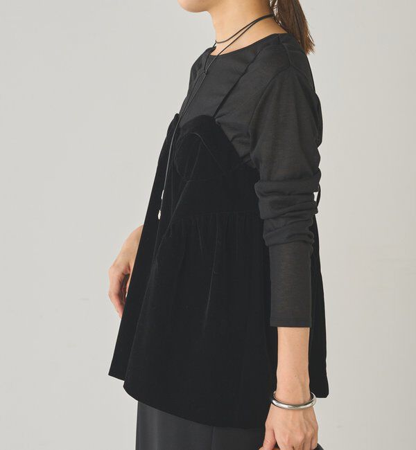  「ベルベットキャミブラウス」|シャツ・ブラウス|