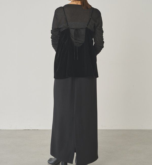  「ベルベットキャミブラウス」|シャツ・ブラウス|