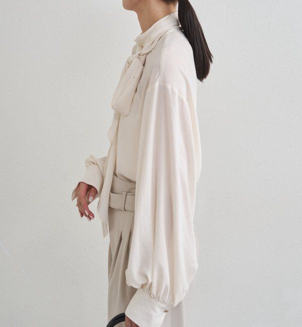  「【Atelier N5/アトリエヌメロサンク】シフォンボウタイブラウス」|シャツ・ブラウス|