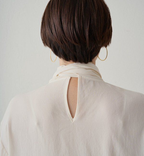  「【Atelier N5/アトリエヌメロサンク】シフォンボウタイブラウス」|シャツ・ブラウス|