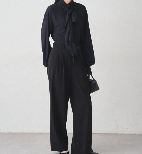  「【Atelier N5/アトリエヌメロサンク】シフォンボウタイブラウス」|シャツ・ブラウス|