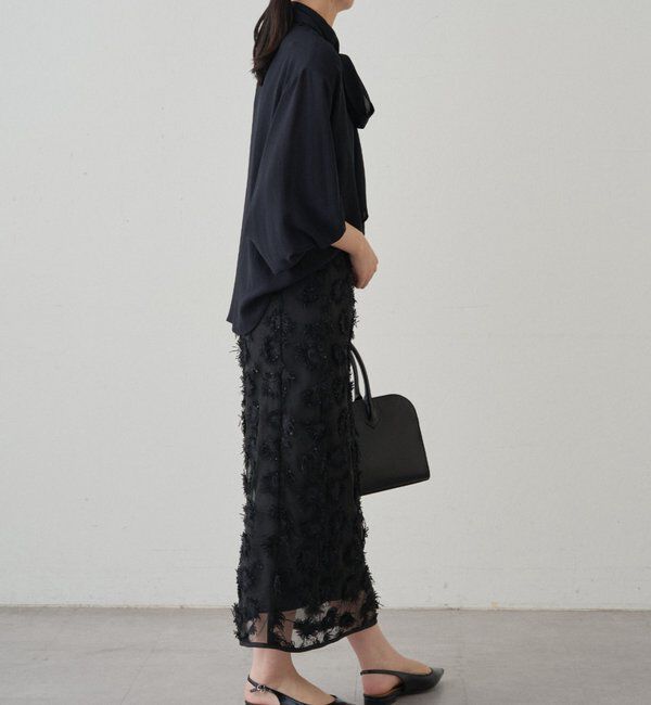  「【Atelier N5/アトリエヌメロサンク】シフォンボウタイブラウス」|シャツ・ブラウス|