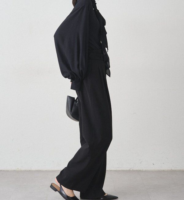  「【Atelier N5/アトリエヌメロサンク】シフォンボウタイブラウス」|シャツ・ブラウス|