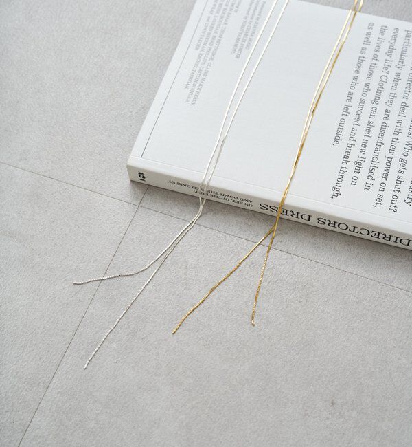  「【GALENA/ガレナ】SV925スキニーネックレス」|リング|シルバー