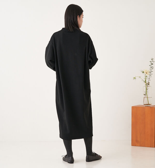 collex「ウール混 バックフォルム前スリットワンピース」|ワンピース|