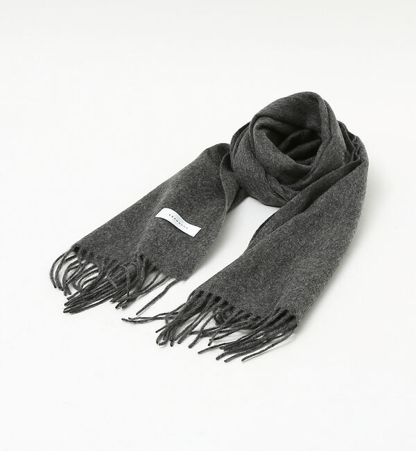 ABAHOUSE「【カシミヤ100%】 細幅 ベーシック マフラー 30&times;164」|マフラー|