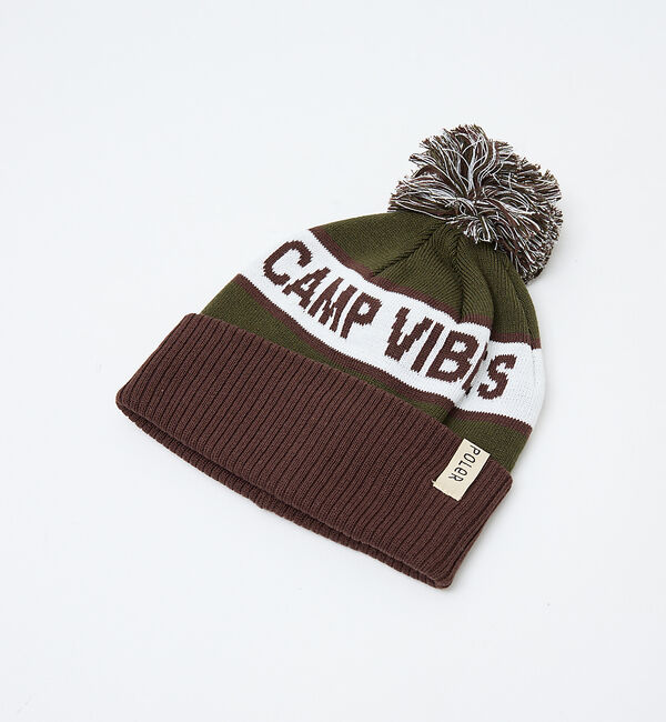 ABAHOUSE「【POLER / ポーラー】GAS STATION BEANIE POMPOM」|その他|ブラウン