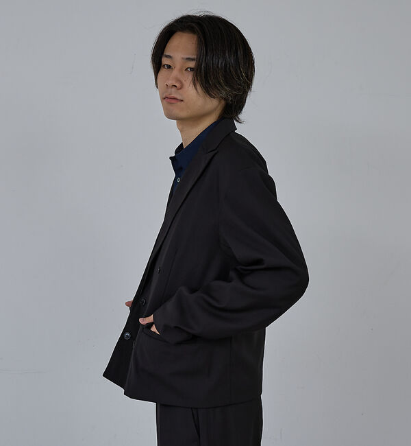 ABAHOUSE「【AH ABAHOUSE】クロップド ダブルテーラードジャケット / セットアッ」|その他|