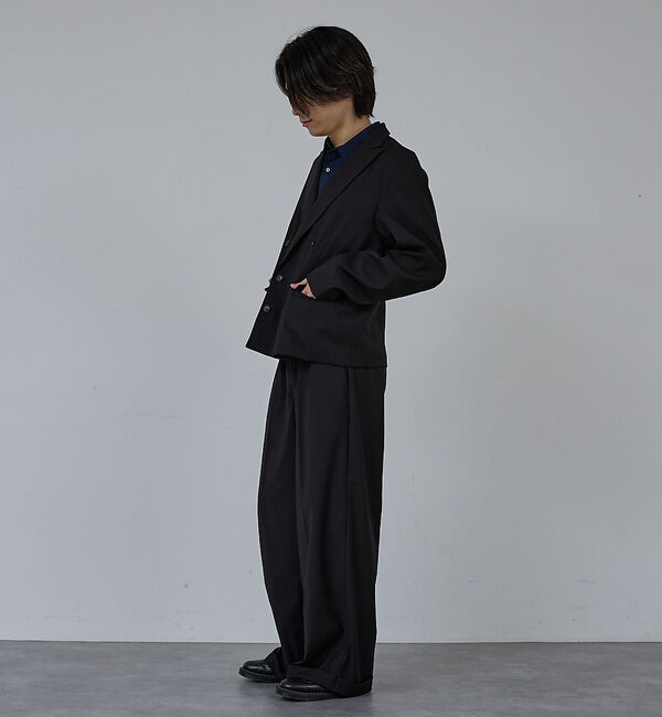 ABAHOUSE「【AH ABAHOUSE】クロップド ダブルテーラードジャケット / セットアッ」|その他|