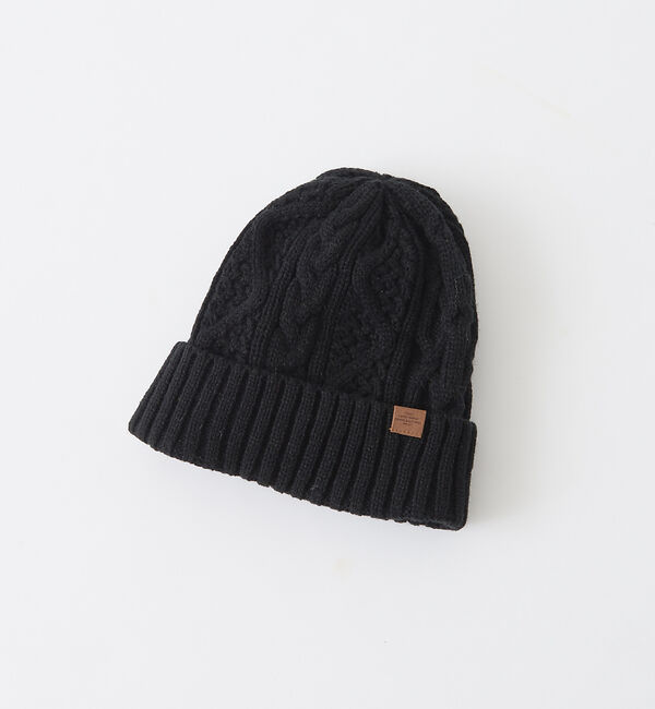 Rouge vif「【RUBEN】ケーブル裏ボアニット帽」|その他|