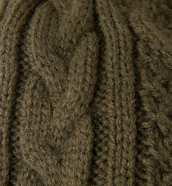 Rouge vif「【RUBEN】ケーブル裏ボアニット帽」|その他|