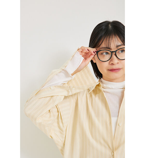 Rouge vif「ストライプオーバーシャツ」|シャツ・ブラウス|