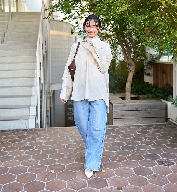 Rouge vif「ストライプオーバーシャツ」|シャツ・ブラウス|