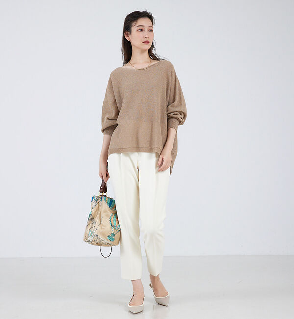 qualite「【大人気アイテム入荷】camifineニットプルオーバー」|ニット・セーター|