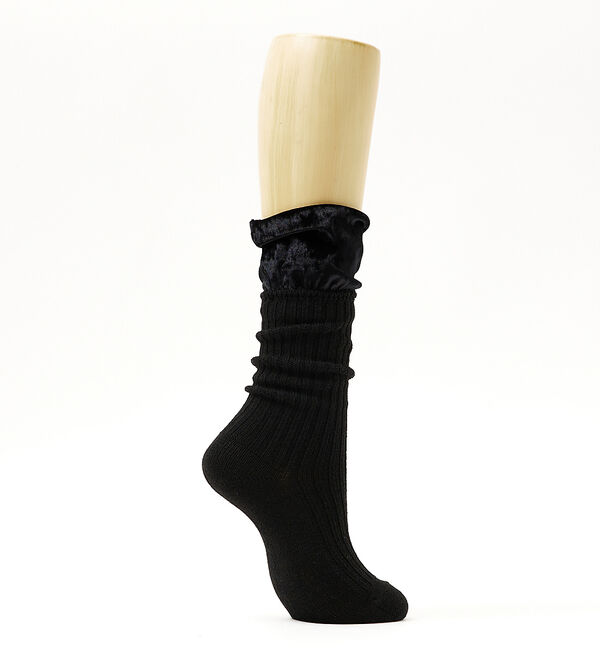 AU BANNISTER「●FAKUI  ベロアフリルソックス」|その他|