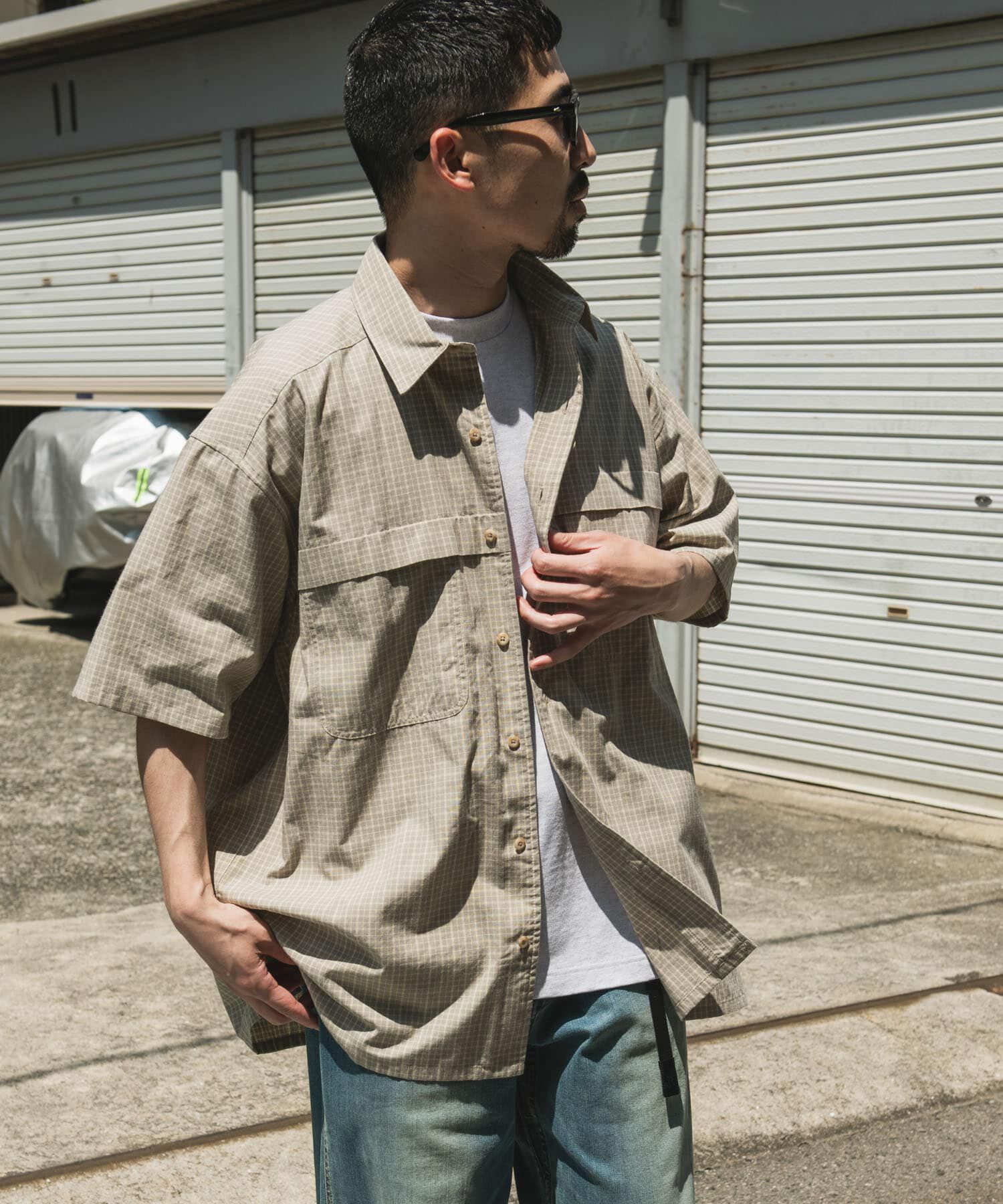URBAN RESEARCH DOORS「OUTDOOR EXCHANGE  SHORT-SLEEVE SHIRTS」|シャツ・ブラウス|