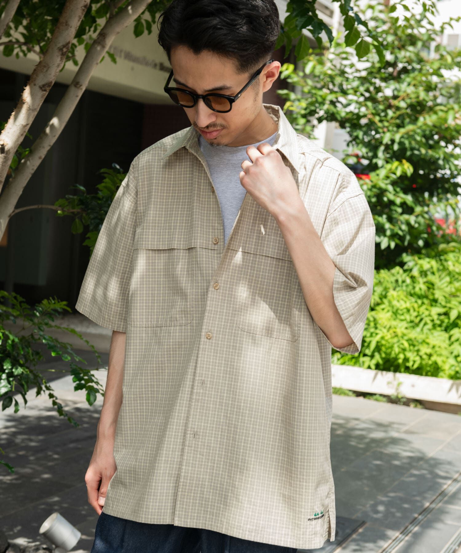 URBAN RESEARCH DOORS「OUTDOOR EXCHANGE  SHORT-SLEEVE SHIRTS」|シャツ・ブラウス|