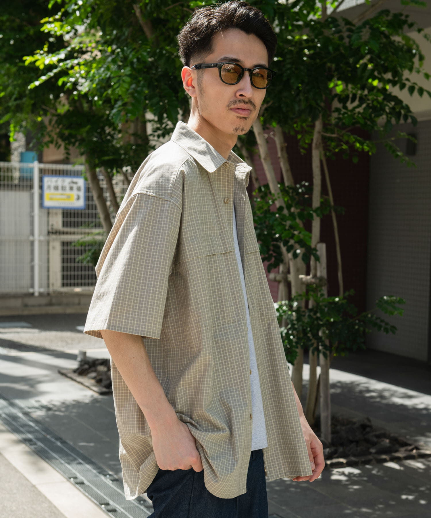 URBAN RESEARCH DOORS「OUTDOOR EXCHANGE  SHORT-SLEEVE SHIRTS」|シャツ・ブラウス|