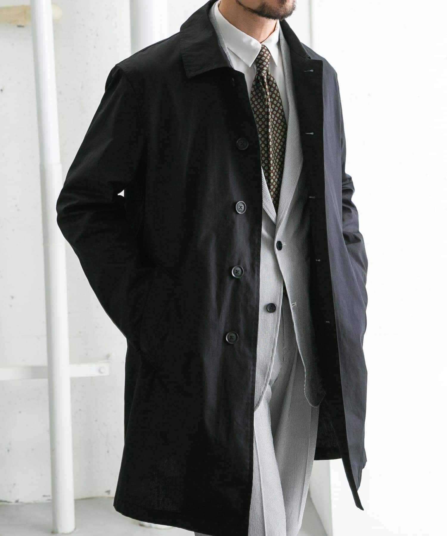 URBAN RESEARCH ROSSO「『撥水』『XLサイズあり』タイプライタースプリングコート」|ステンカラーコート|