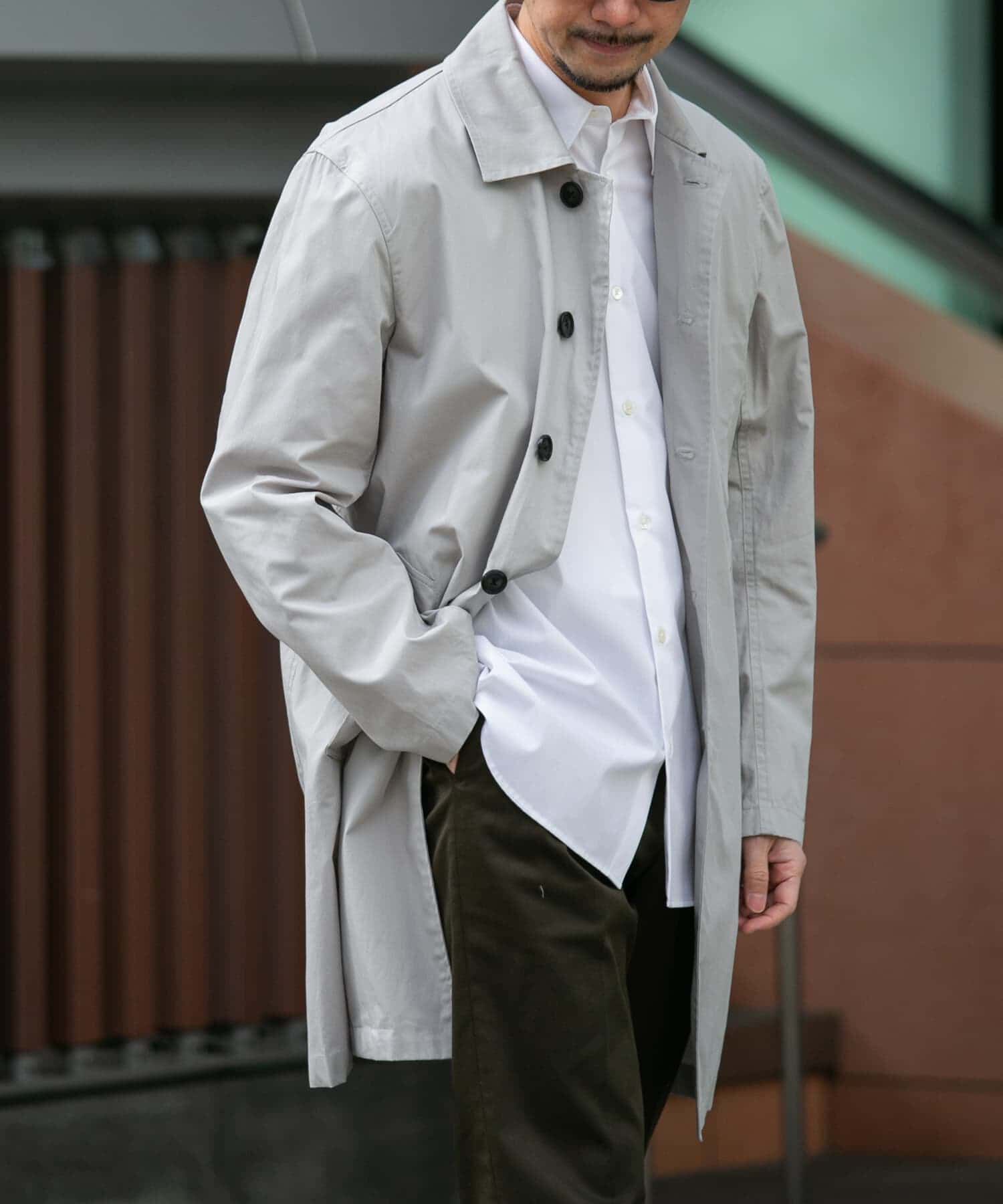 URBAN RESEARCH ROSSO「『撥水』『XLサイズあり』タイプライタースプリングコート」|ステンカラーコート|