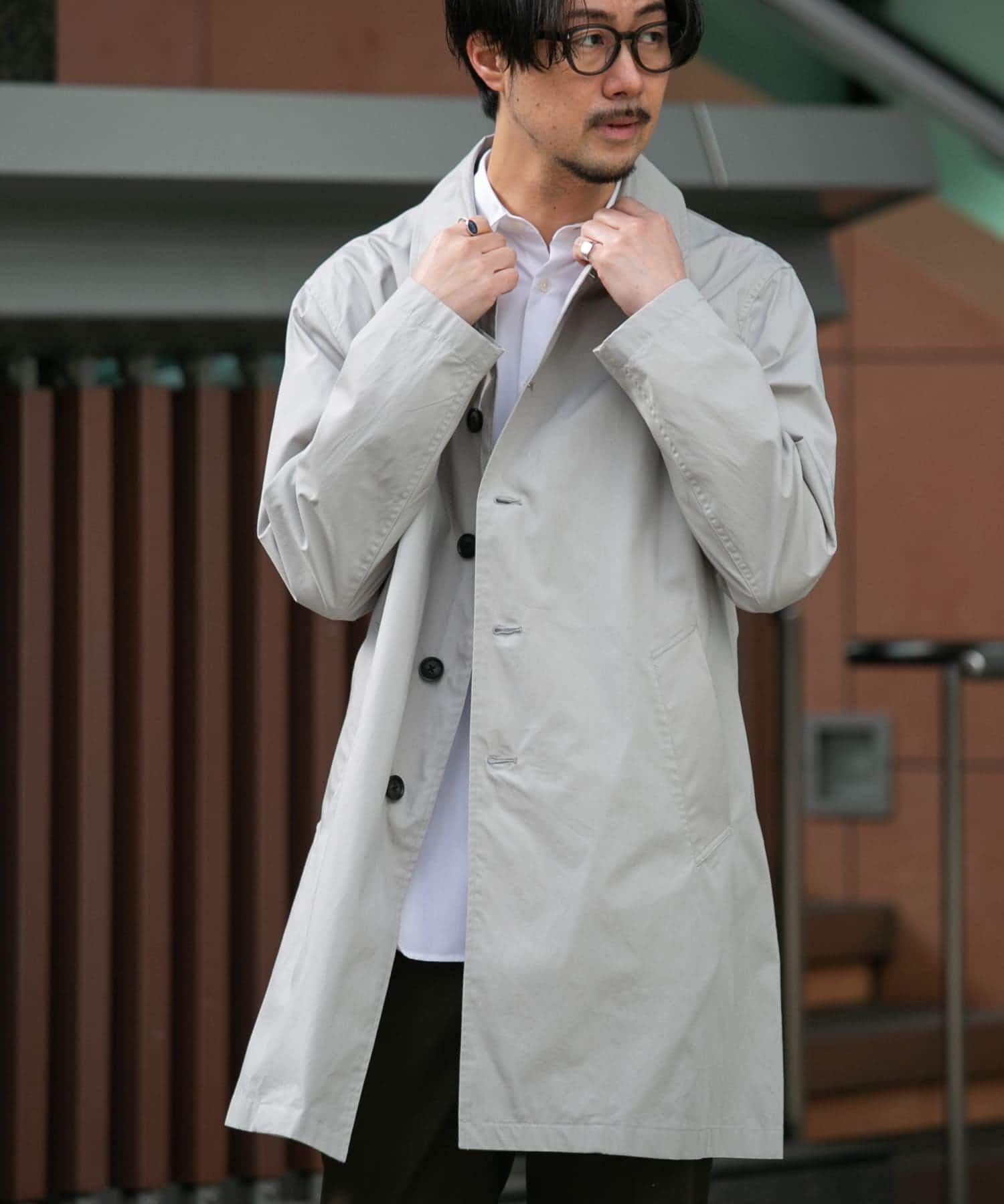 URBAN RESEARCH ROSSO「『撥水』『XLサイズあり』タイプライタースプリングコート」|ステンカラーコート|