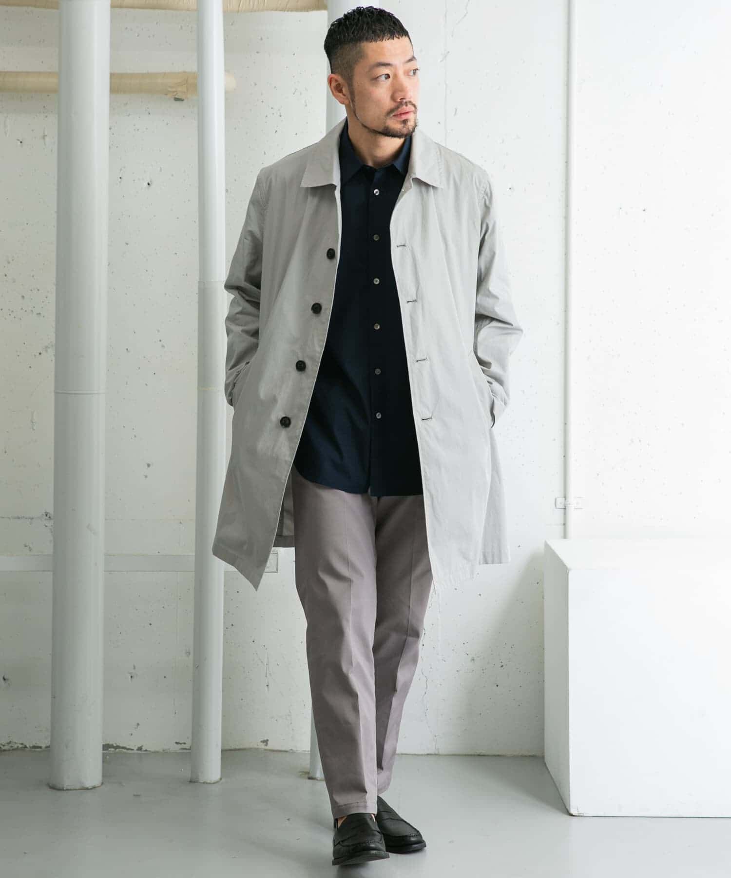 URBAN RESEARCH ROSSO「『撥水』『XLサイズあり』タイプライタースプリングコート」|ステンカラーコート|