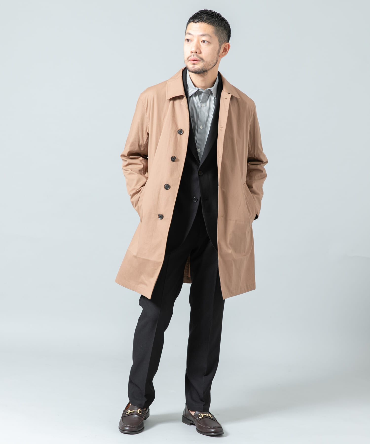 URBAN RESEARCH ROSSO「『撥水』『XLサイズあり』タイプライタースプリングコート」|ステンカラーコート|