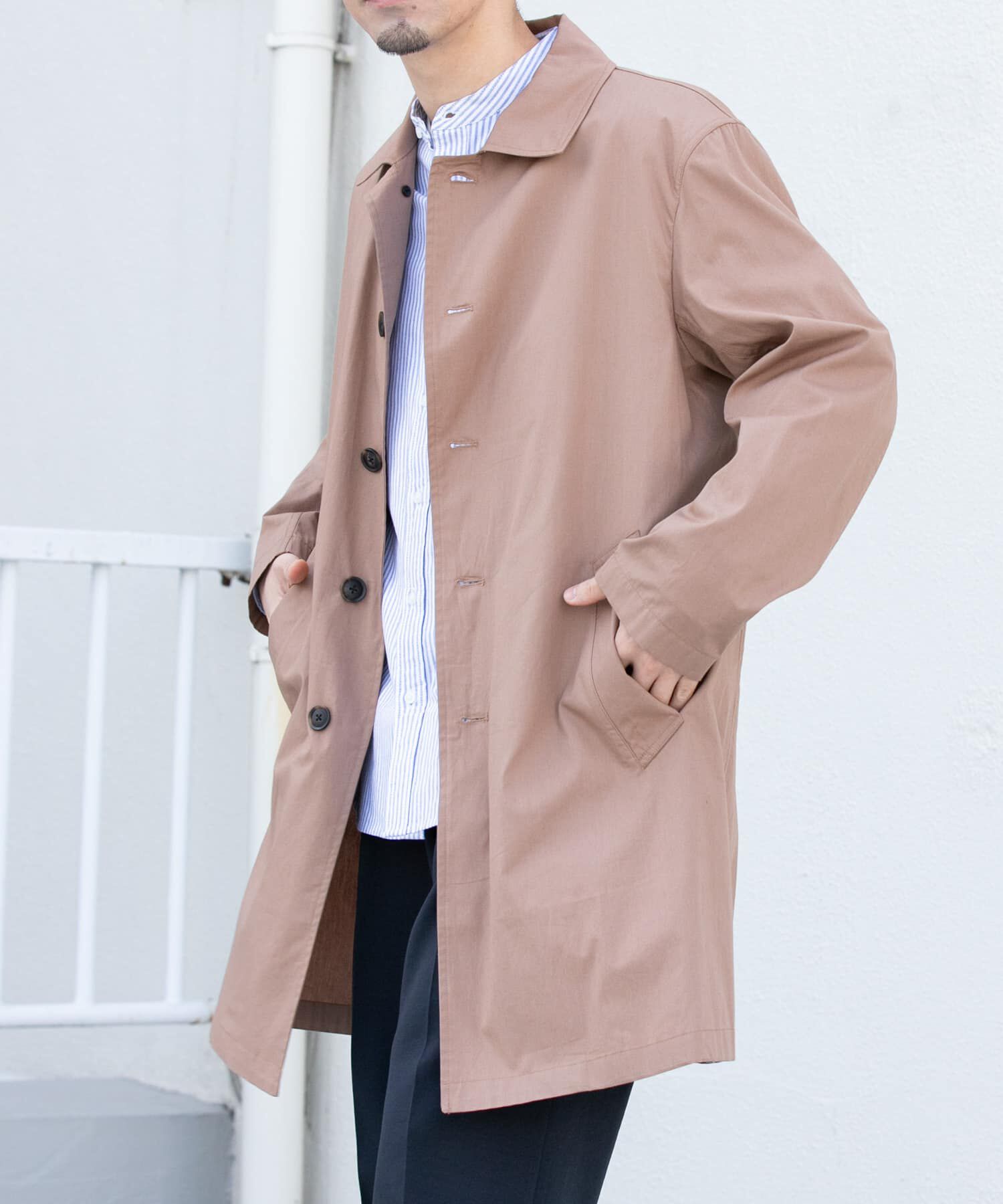 URBAN RESEARCH ROSSO「『撥水』『XLサイズあり』タイプライタースプリングコート」|ステンカラーコート|