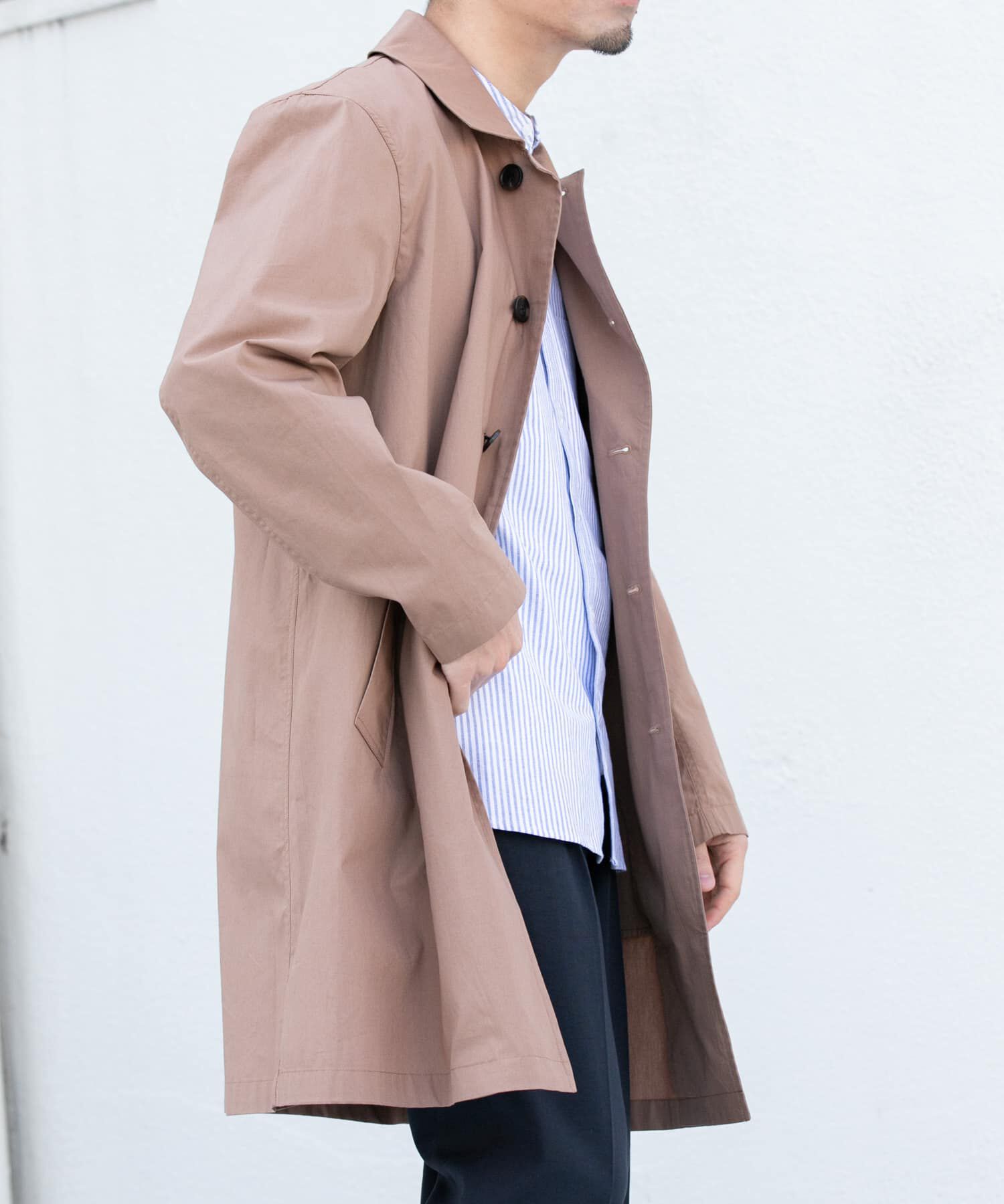 URBAN RESEARCH ROSSO「『撥水』『XLサイズあり』タイプライタースプリングコート」|ステンカラーコート|