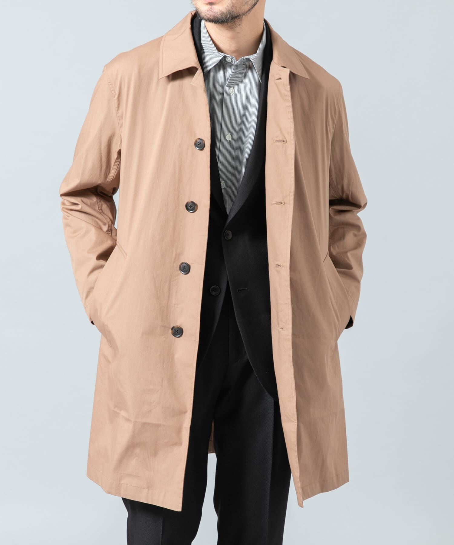 URBAN RESEARCH ROSSO「『撥水』『XLサイズあり』タイプライタースプリングコート」|ステンカラーコート|