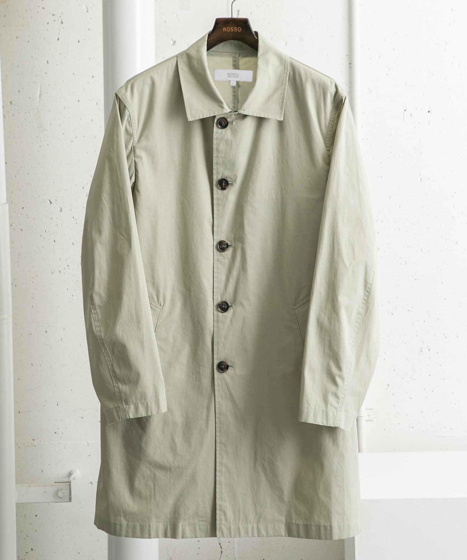 URBAN RESEARCH ROSSO「『撥水』『XLサイズあり』タイプライタースプリングコート」|ステンカラーコート|