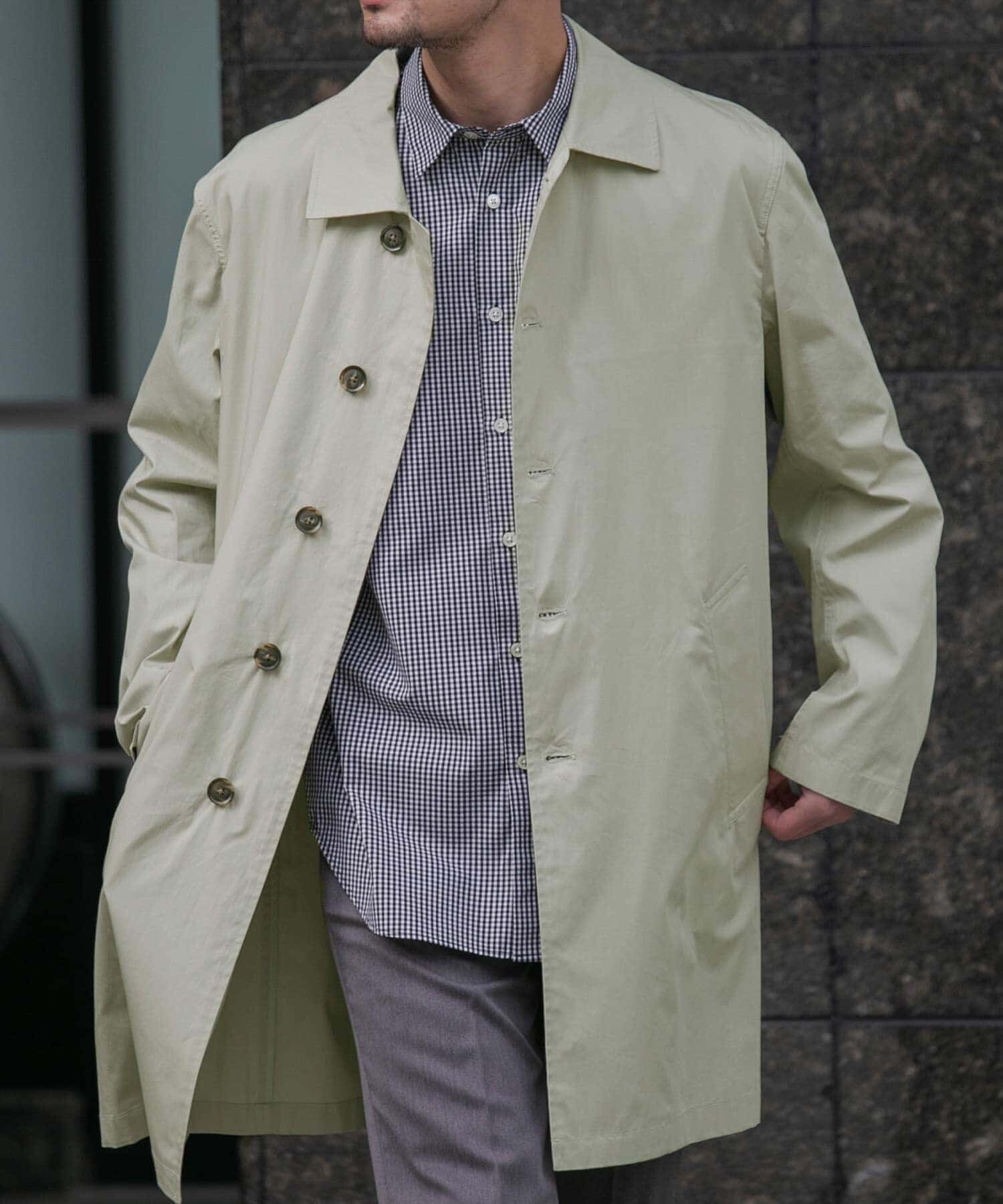 URBAN RESEARCH ROSSO「『撥水』『XLサイズあり』タイプライタースプリングコート」|ステンカラーコート|