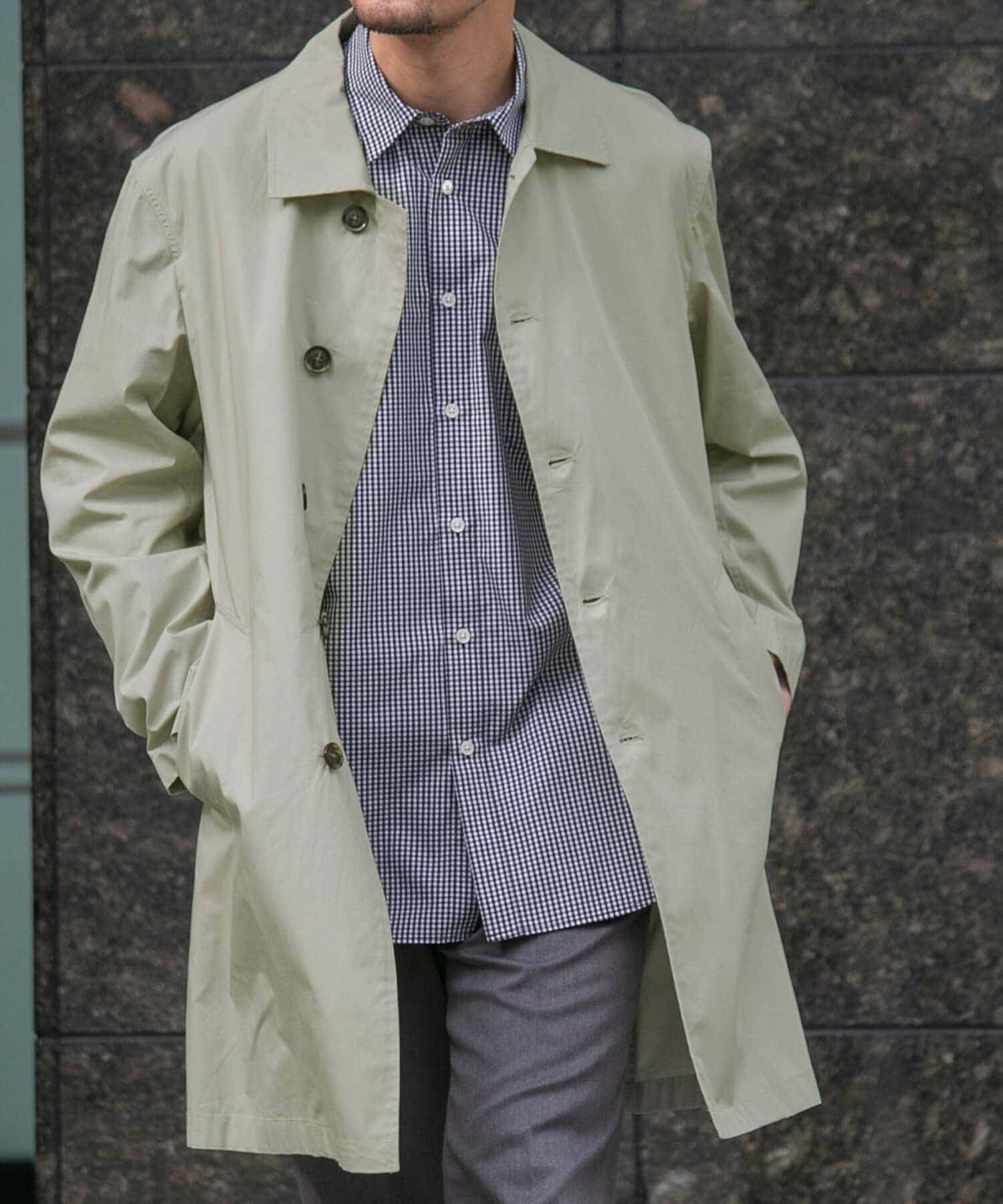 URBAN RESEARCH ROSSO「『撥水』『XLサイズあり』タイプライタースプリングコート」|ステンカラーコート|