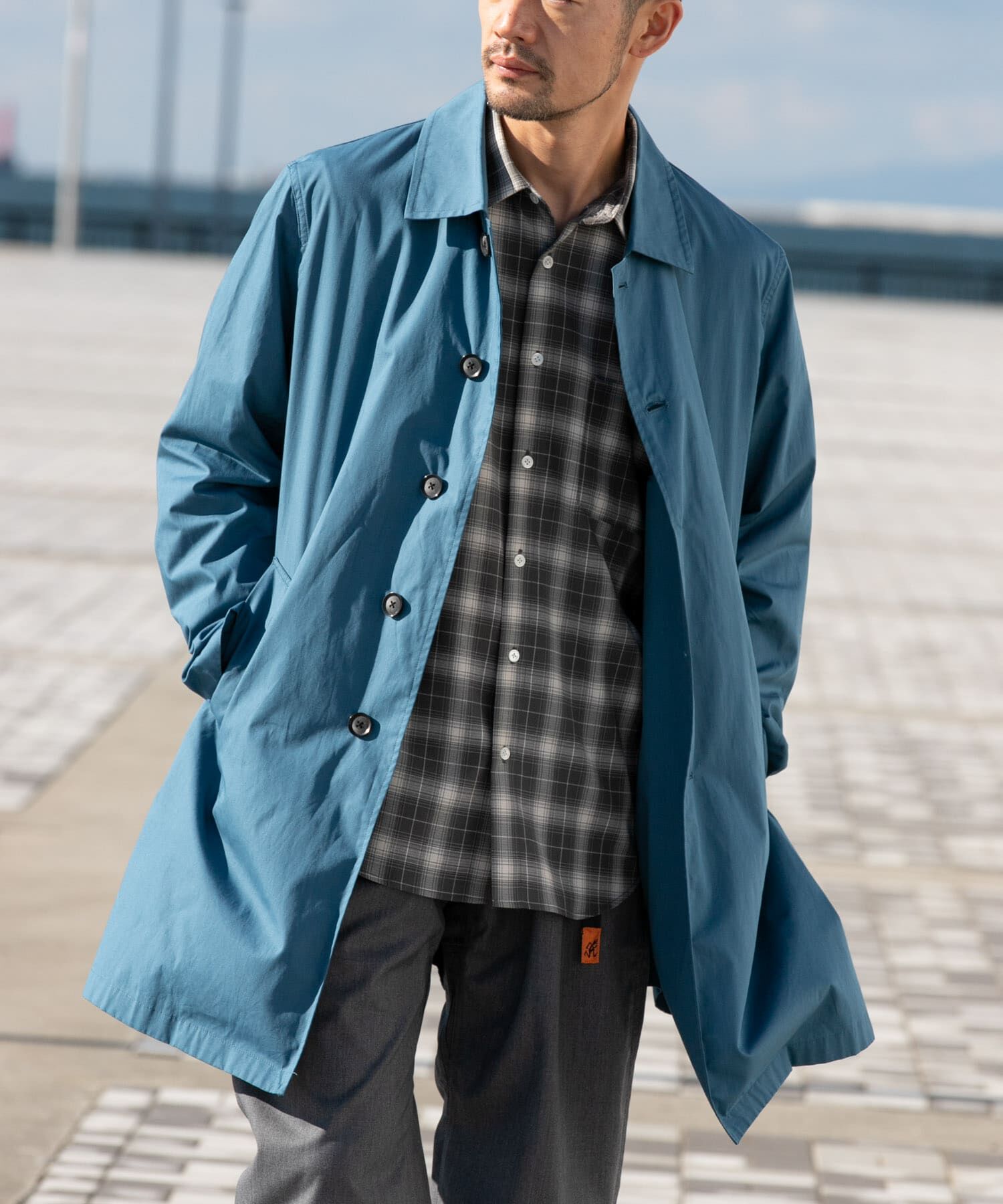 URBAN RESEARCH ROSSO「『撥水』『XLサイズあり』タイプライタースプリングコート」|ステンカラーコート|