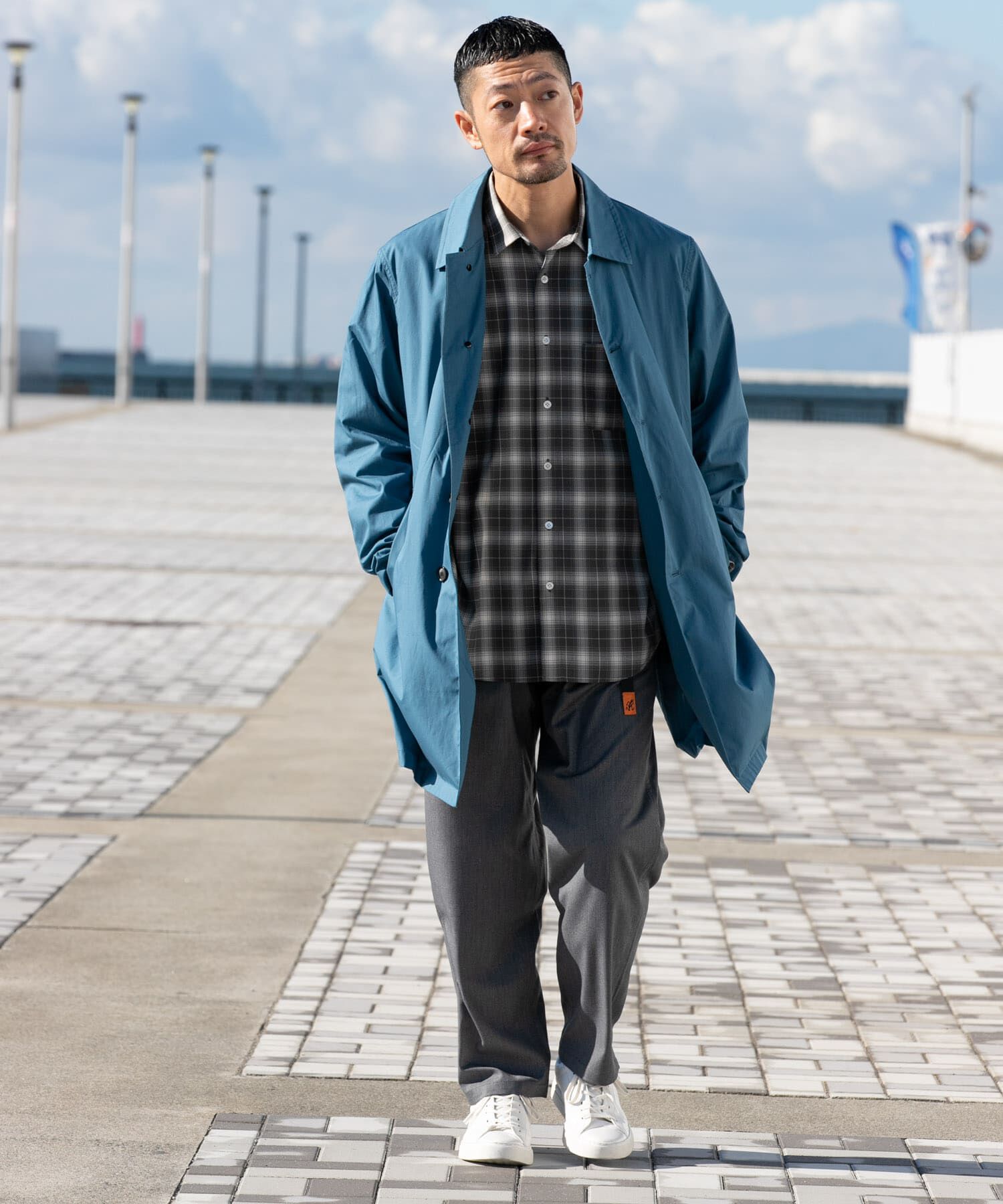 URBAN RESEARCH ROSSO「『撥水』『XLサイズあり』タイプライタースプリングコート」|ステンカラーコート|