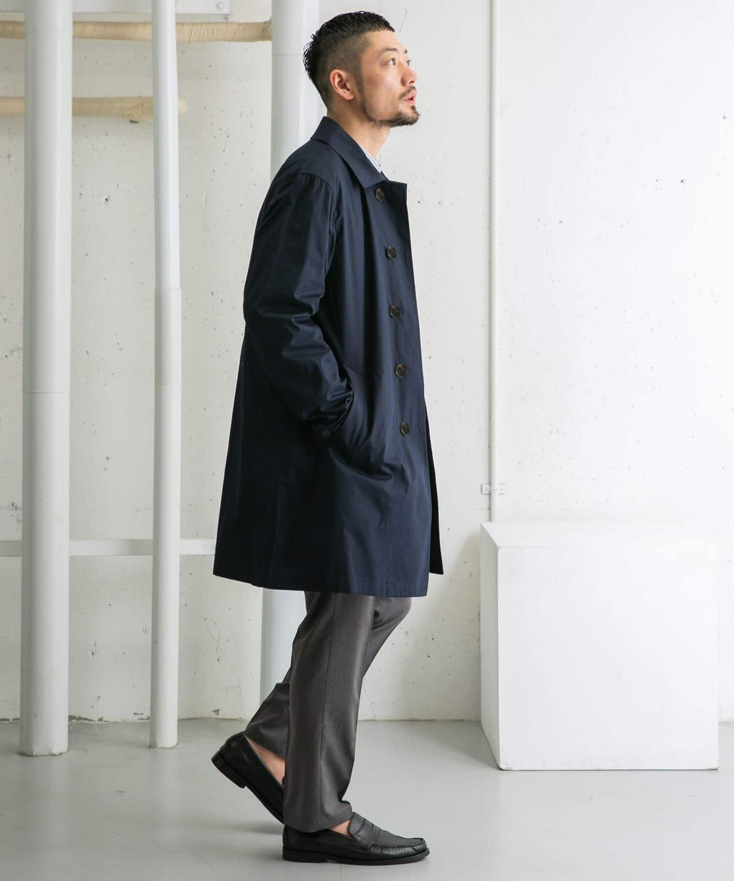 URBAN RESEARCH ROSSO「『撥水』『XLサイズあり』タイプライタースプリングコート」|ステンカラーコート|