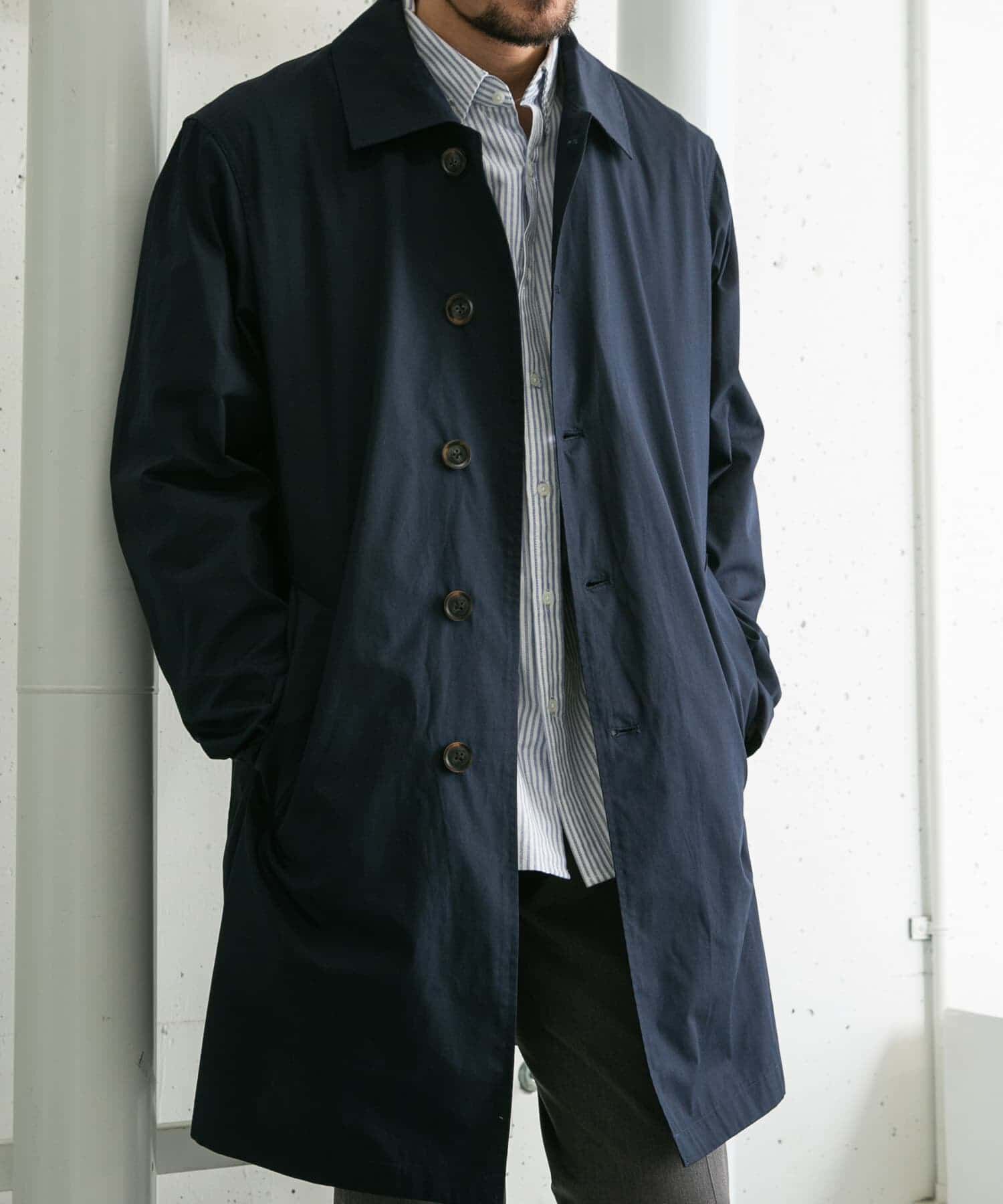 URBAN RESEARCH ROSSO「『撥水』『XLサイズあり』タイプライタースプリングコート」|ステンカラーコート|