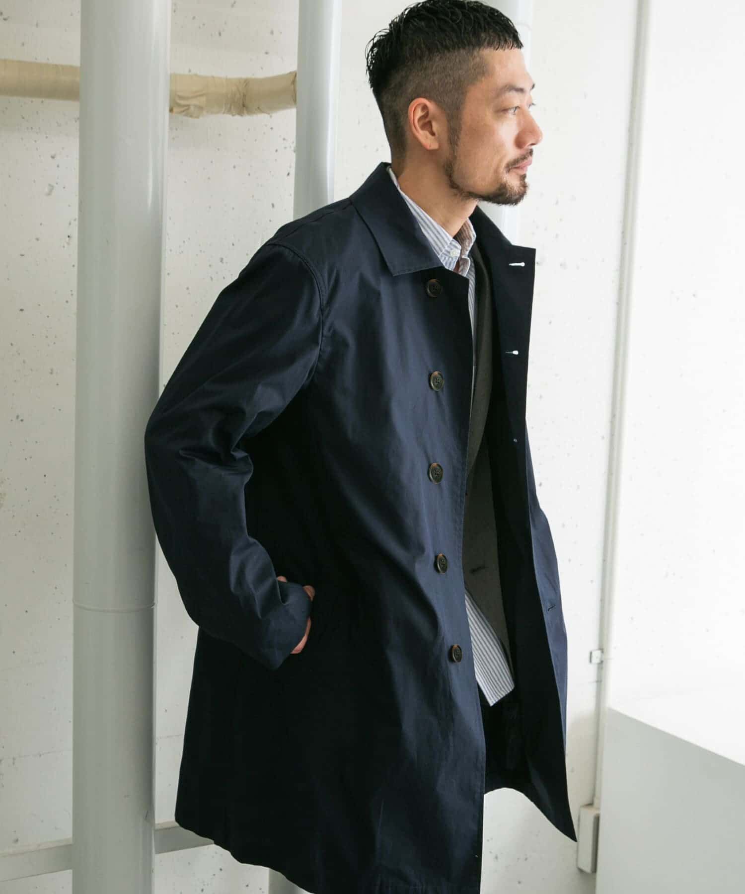 URBAN RESEARCH ROSSO「『撥水』『XLサイズあり』タイプライタースプリングコート」|ステンカラーコート|