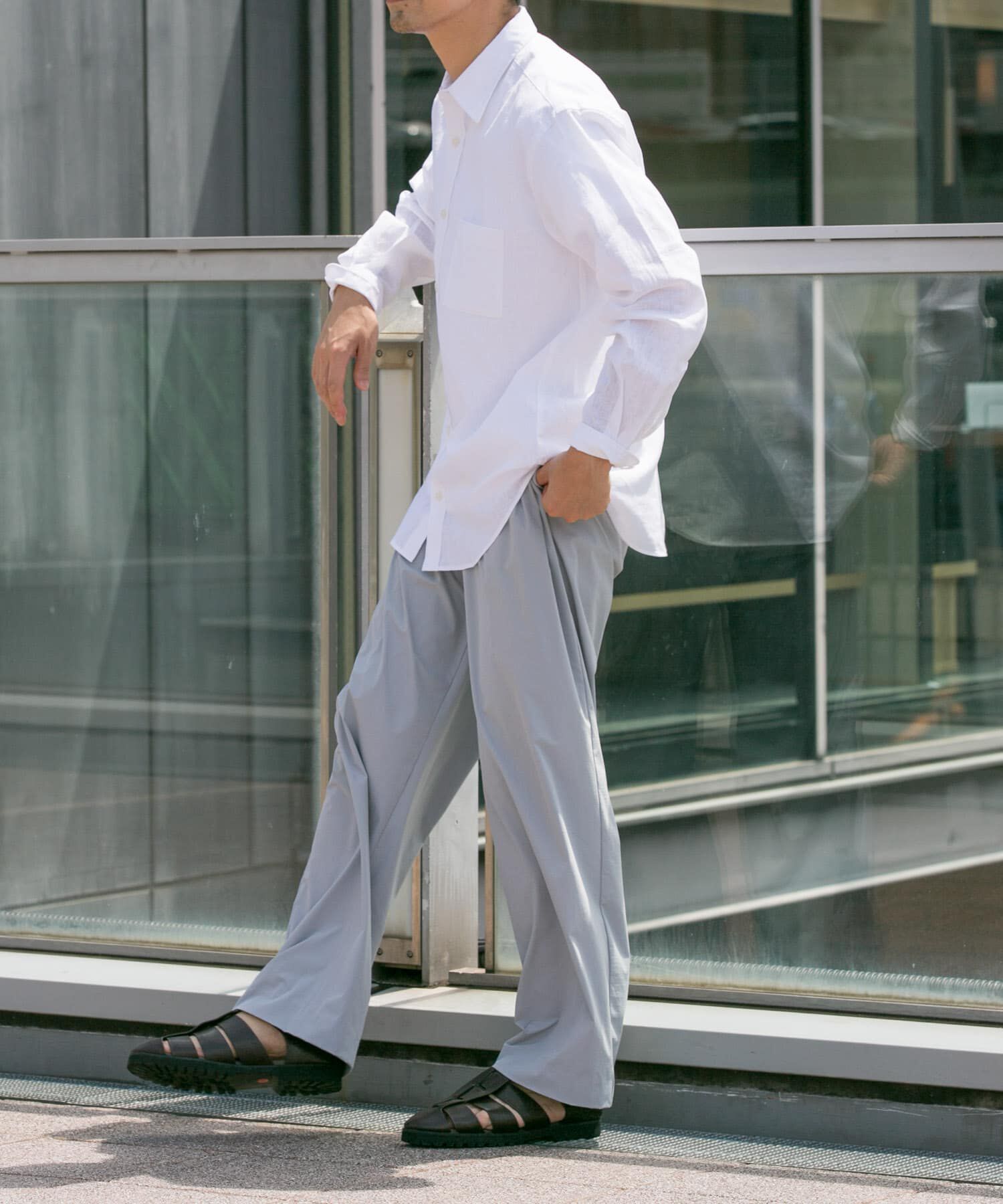 URBAN RESEARCH ROSSO「『WEB限定』『XLｻｲｽﾞあり』ﾘﾗｯｸｽｺｯﾄﾝﾘﾈﾝﾚｷﾞｭﾗｰｶ  」|シャツ・ブラウス|